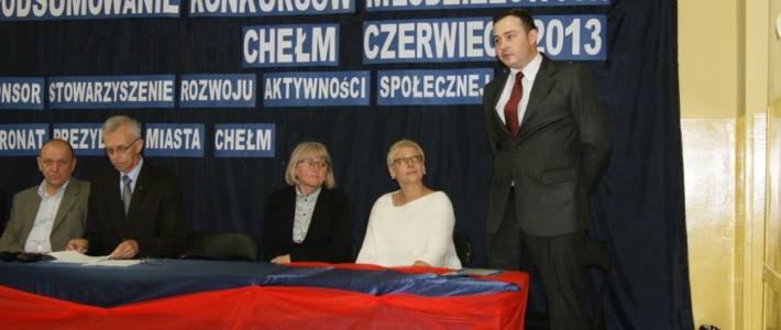 Wspieraliśmy konkurs Stowarzyszenia Edukacyjno -Technicznego „RKTiR” w Chełmie .